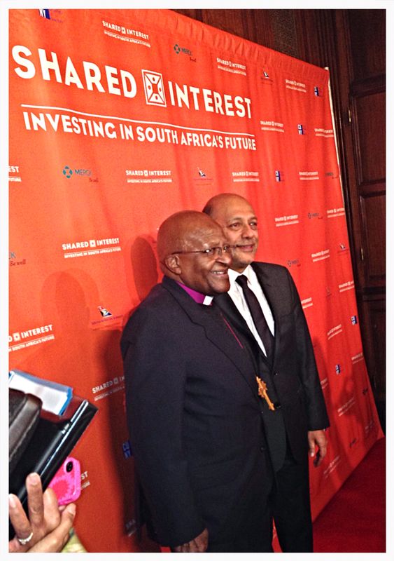 Archbishop Tutu_Anant Singh at Shared Interest Gala Awards in New York